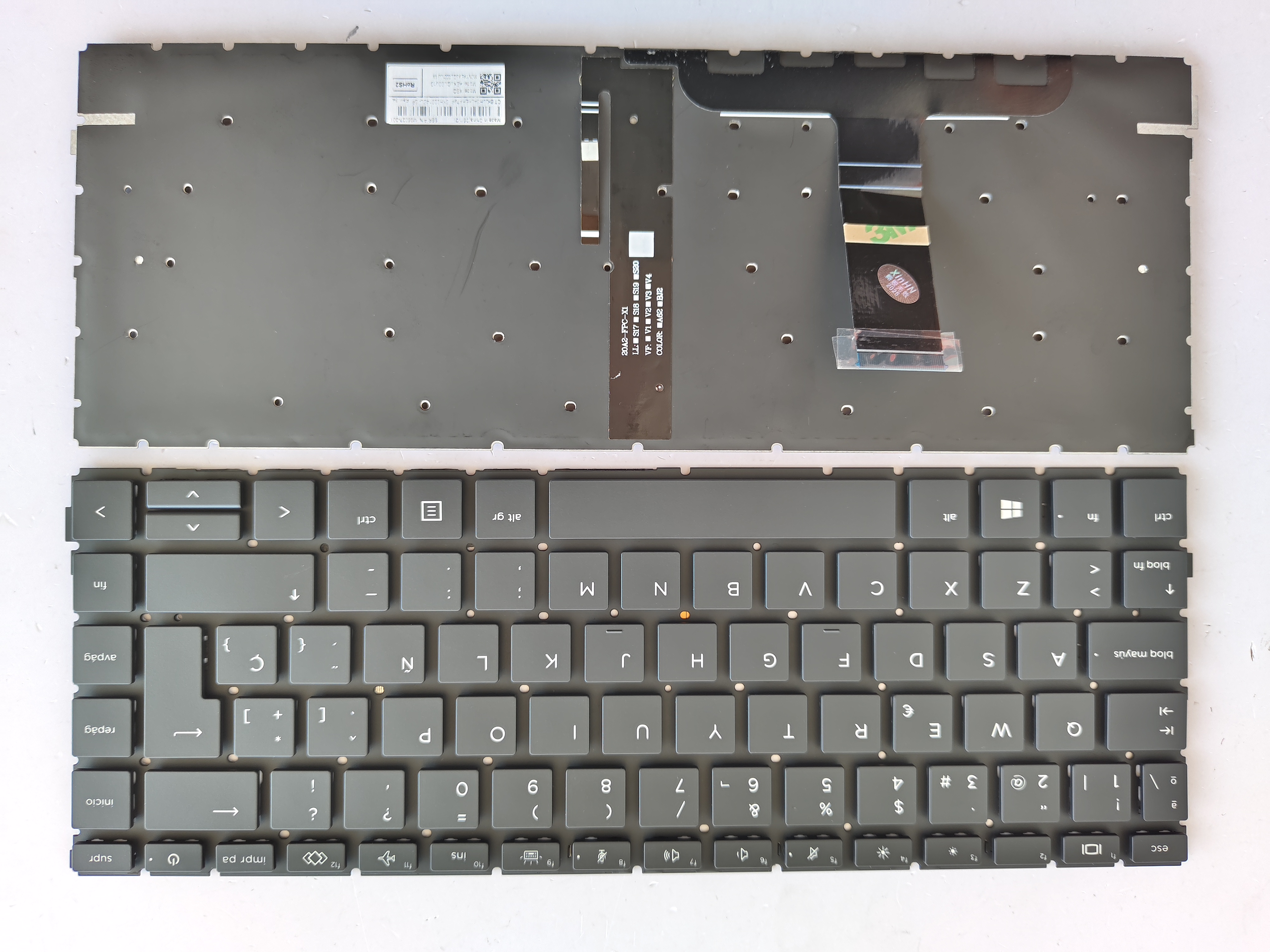 Picture of New Replacement Laptop Keyboard For HP 440G8/SK quality/640G7/640G8 BLACK Backlit (OEM) SP Layout